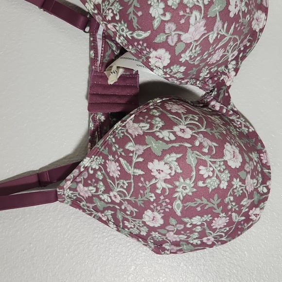 Lucky Brand Floral Mauve Bra 42D - Picture 2 of 8